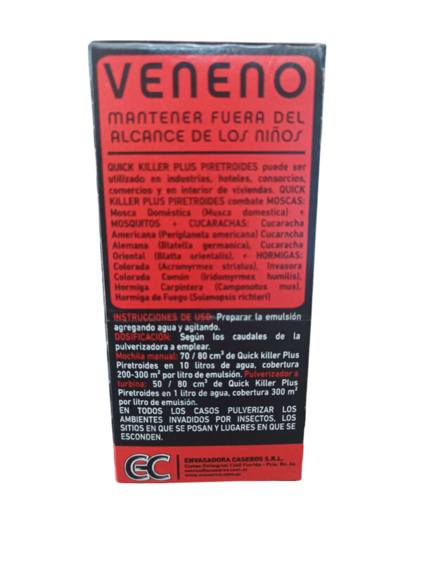 Quick killer Piretroide 100ml - Image 4